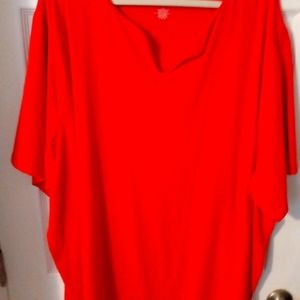 5X Liz & Me tangerine top